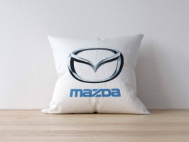 Подушка с логотипом MAZDA
